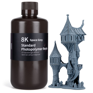 ELEGOO Standard Resin 8K Space Grey, 1 kg